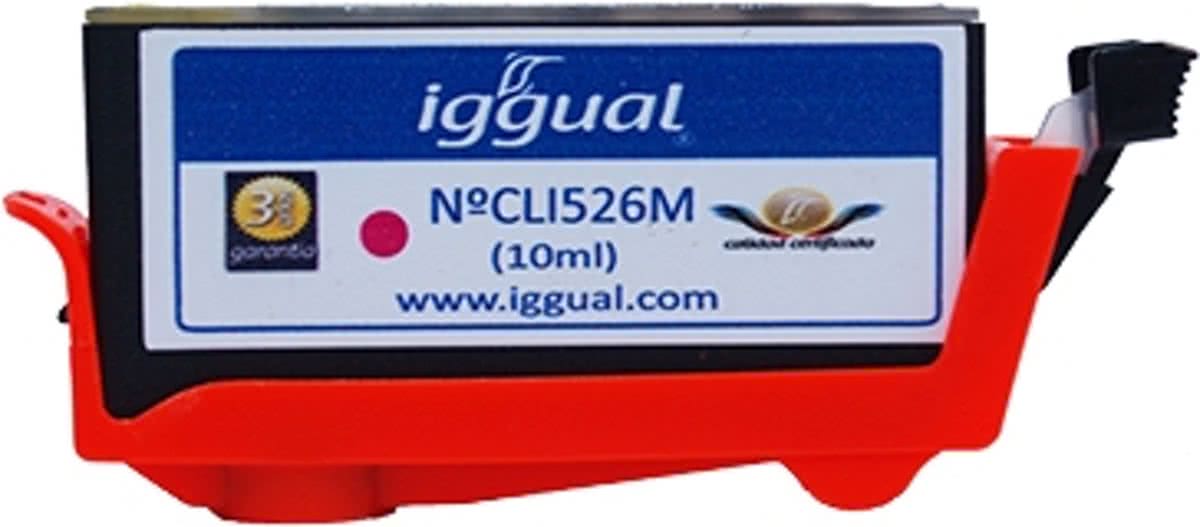 iggual PSICLI526M 10ml Magenta inktcartridge