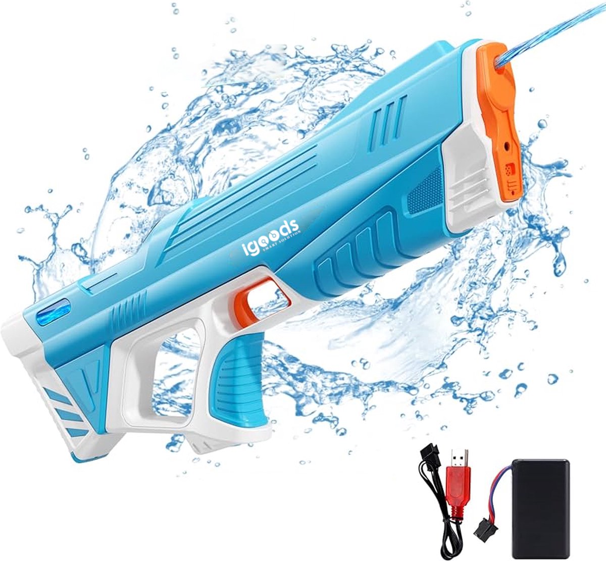     - Elektrische   - Automatische   - Watergun - Schiet Automatisch - Vult Automatisch - Zomer - Buitenspeelgoed - Blauw