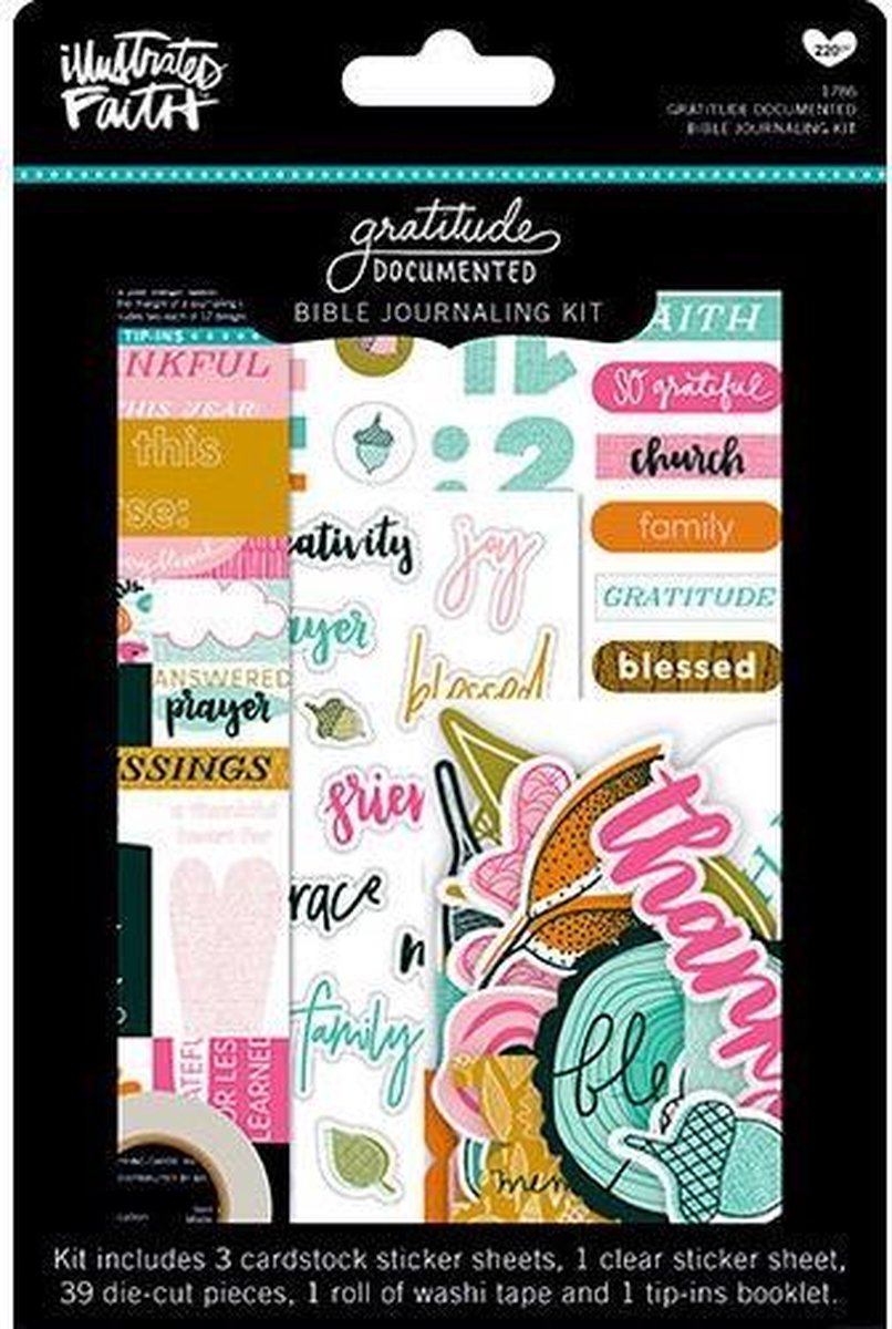 Bible journaling kit - Gratitude - Illustrated Faith