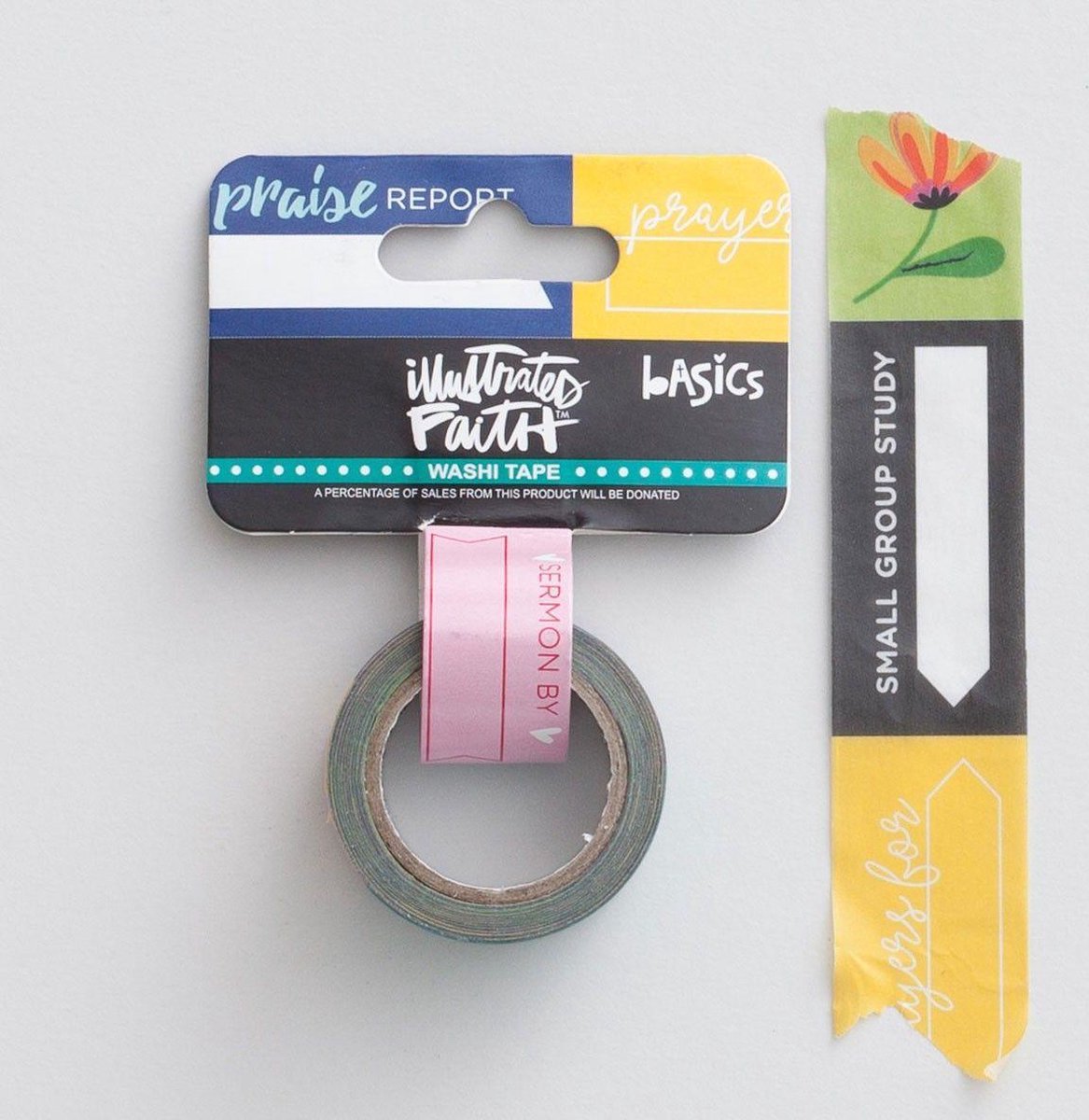 Document it - Washi tape 25 mm  Illustrated Faith - Basics collection