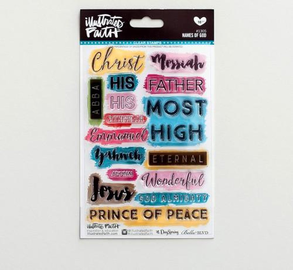 Names of God - Clear stamps  Illustrated Faith