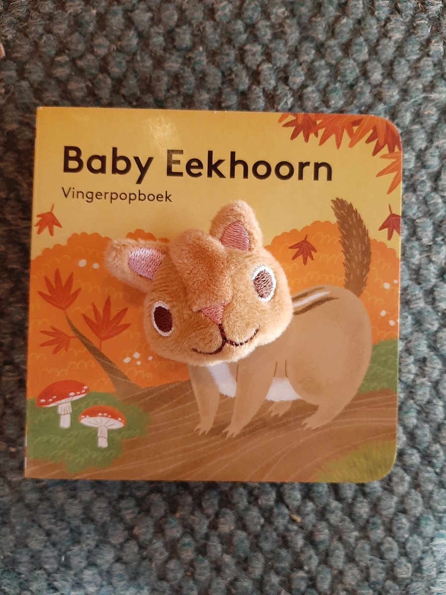 Imagebooks Vingerpopboekje Baby Eekhoorn