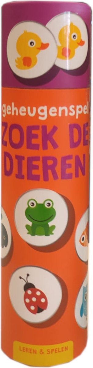 Spelletjes in kokers - Zoek de dieren