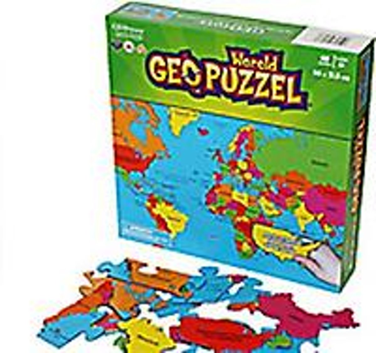 Werelds grootste landen (NL) foam puzzle