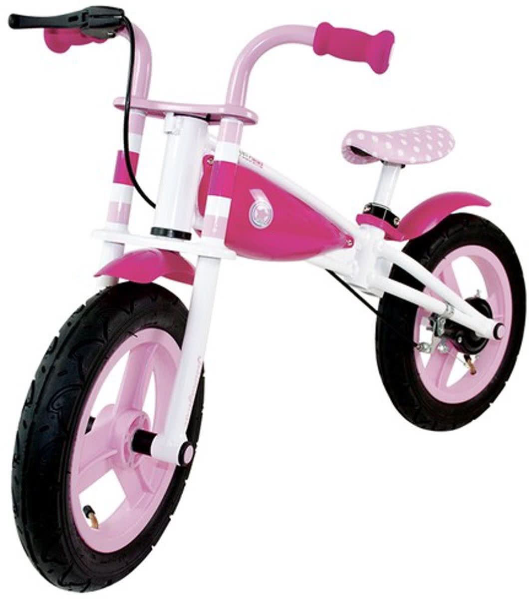 Imaginarium VELOBIKE PINK - Hippe Meegroei Loopfiets - Degelijk - 12 Inch