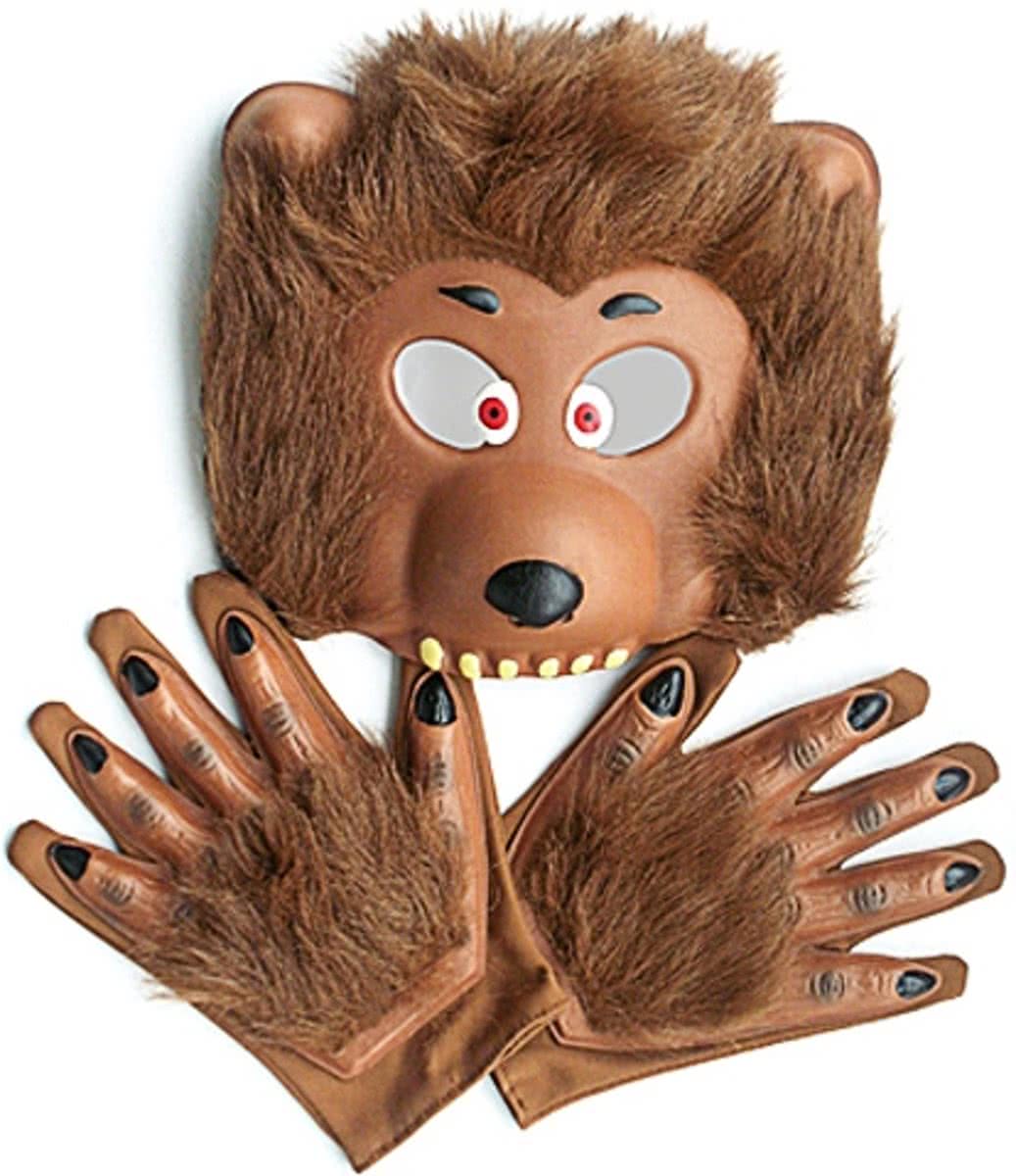 Imaginarium halloween MASK&CLAWS WOLF - Masker en Klauwen - Weerwolf