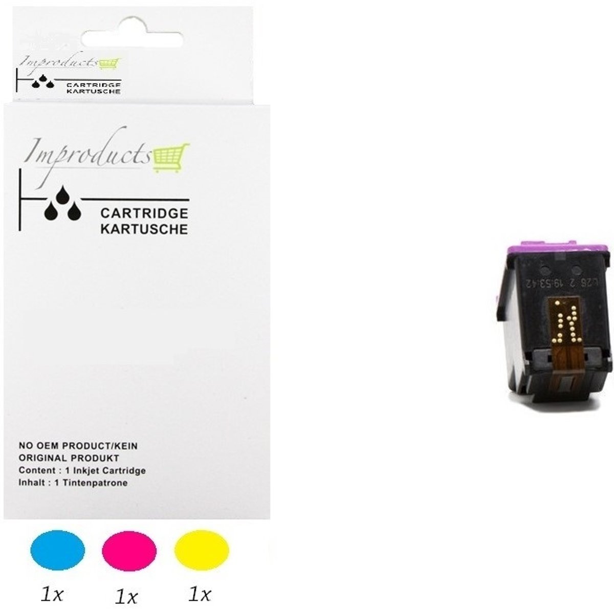 Improducts® Inkt cartridge - Alternatief Canon CL-541 XL kleur