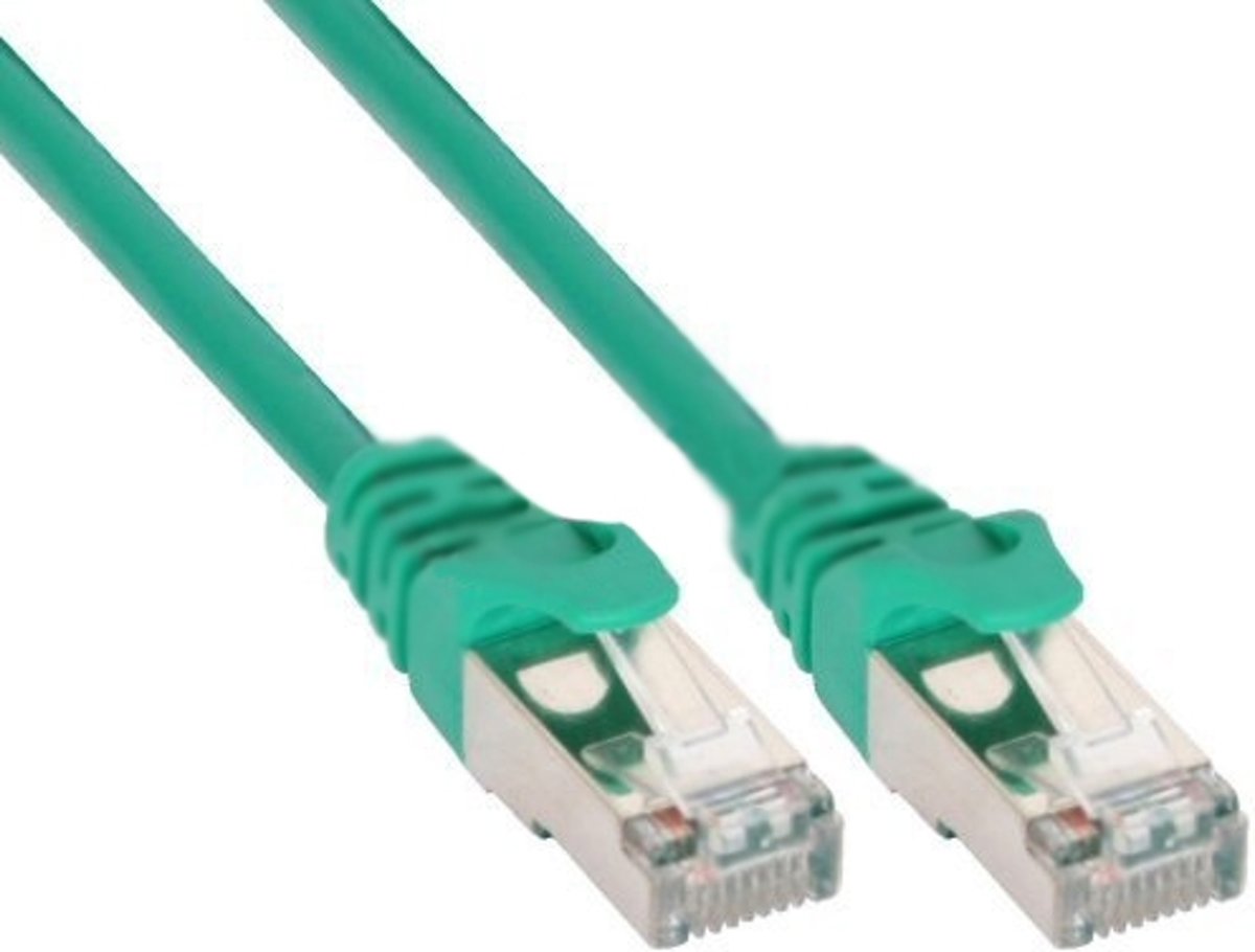 InLine 10m S-FTP Cat5e 10m Groen netwerkkabel