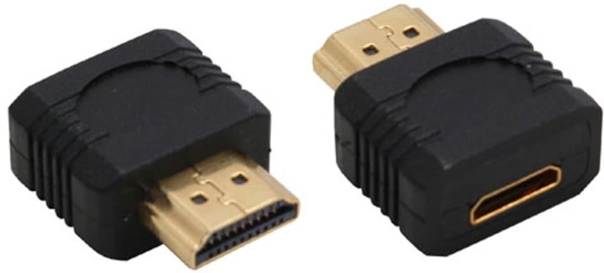 InLine 17691G HDMI A HDMI C Zwart kabeladapter/verloopstukje