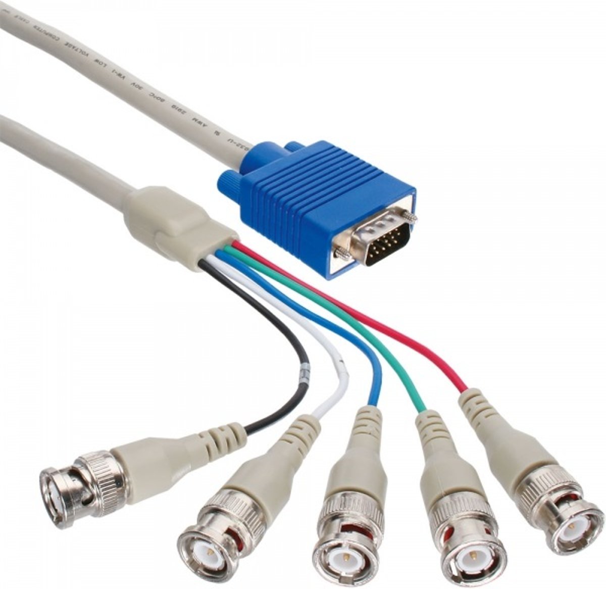 InLine 17995 10m VGA (D-Sub) Zwart video kabel adapter