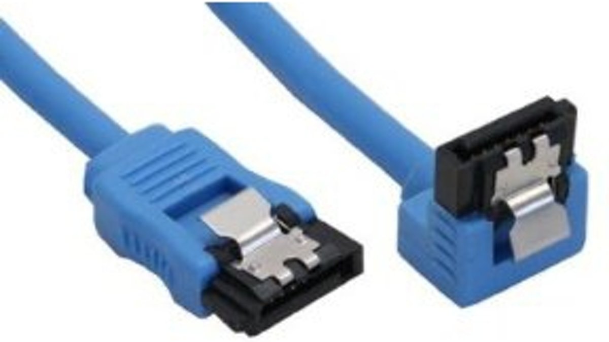 InLine 27701F 0.15m SATA SATA Blauw SATA-kabel