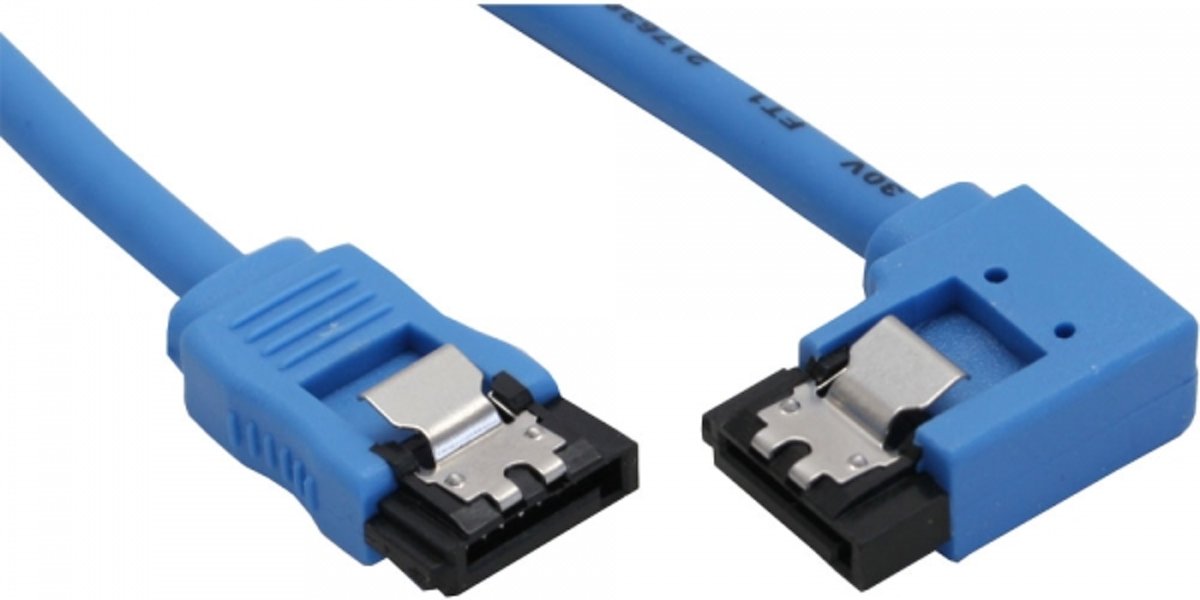 InLine 27701R 0.15m SATA SATA Blauw SATA-kabel