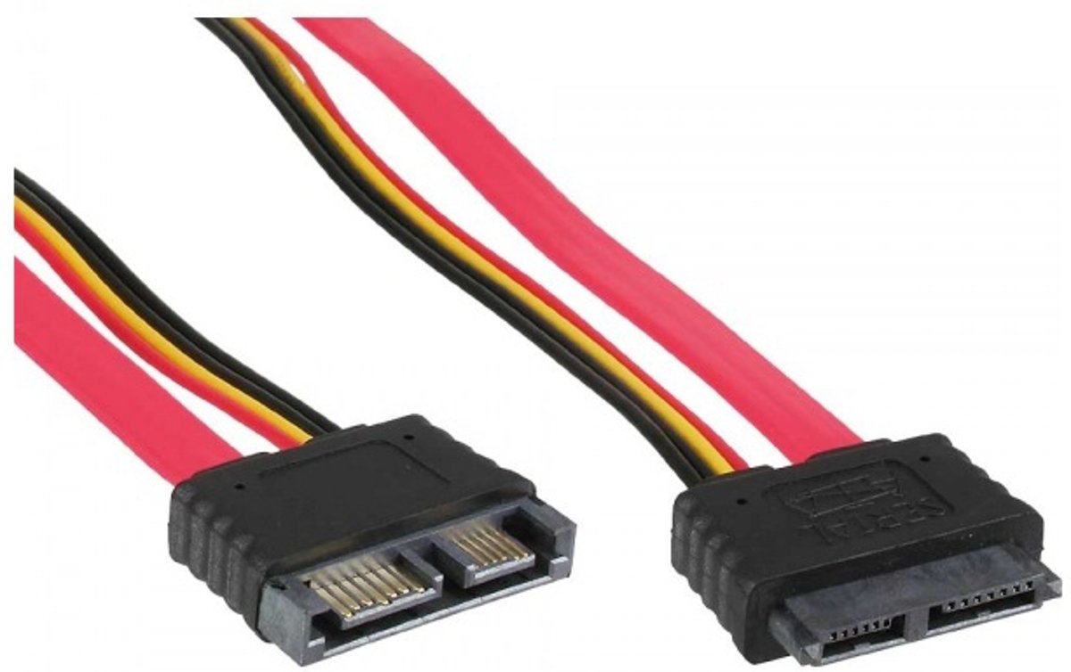 InLine 29607B 1m Rood SATA-kabel