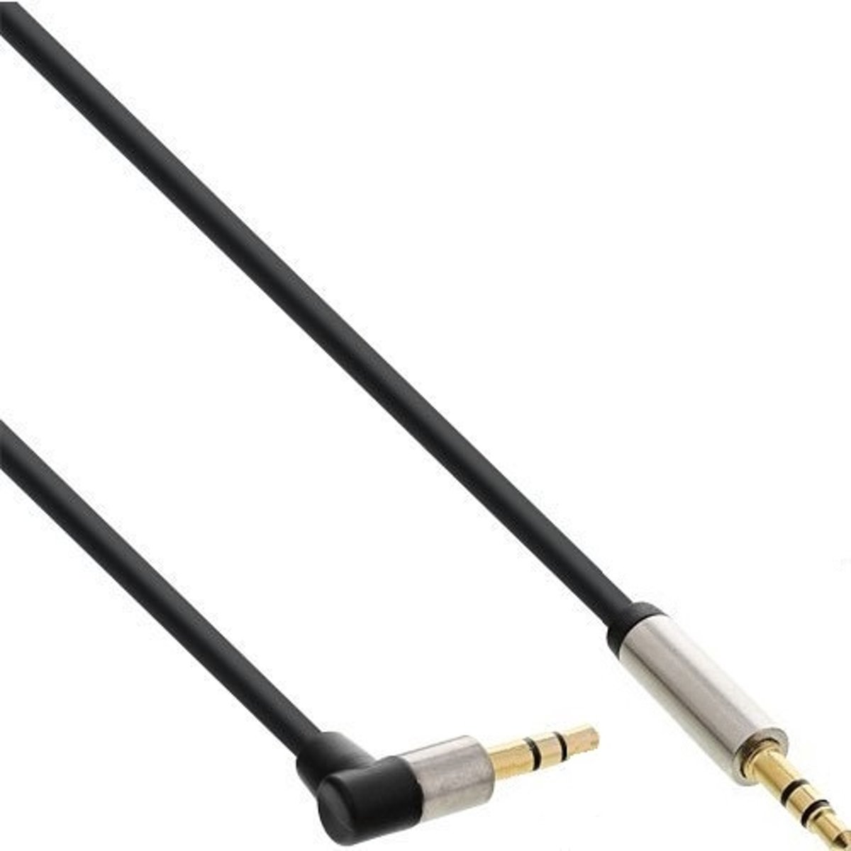 InLine 3,5mm Jack stereo audio slim kabel / haaks - 0,50 meter