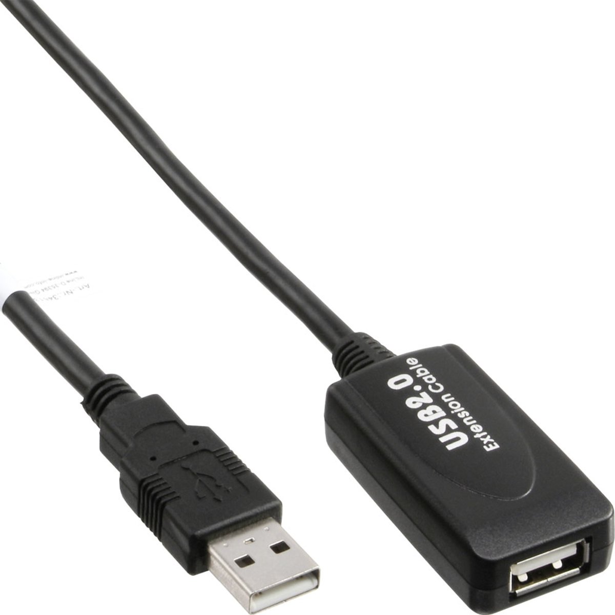 InLine 34605I 5m USB A USB A Mannelijk Vrouwelijk Zwart USB-kabel