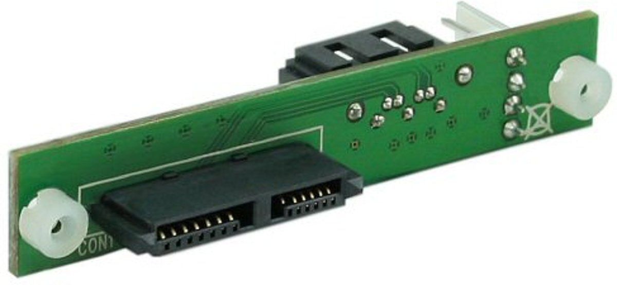 InLine 39951I SATA Slimline 7+6 p SATA 7p Zwart, Groen kabeladapter/verloopstukje