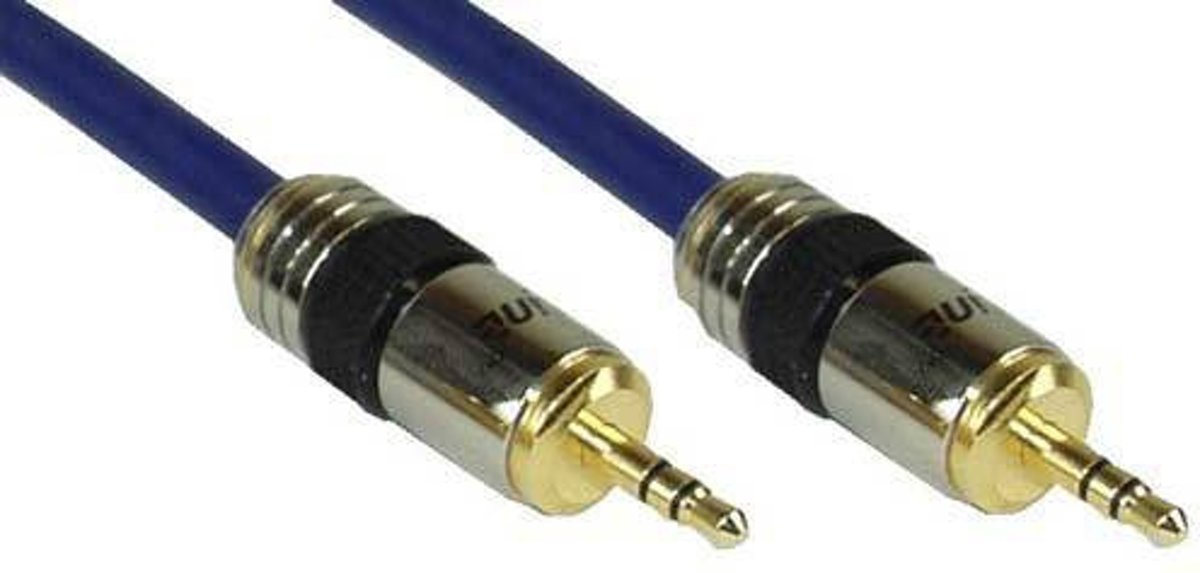 InLine 99950P audio kabel 10 m 3.5mm Blauw