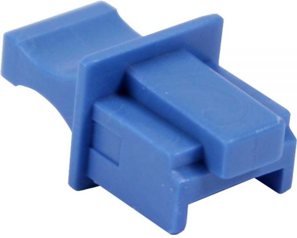 InLine Afsluitcover voor RJ45 poort / 10 stuks - blauw