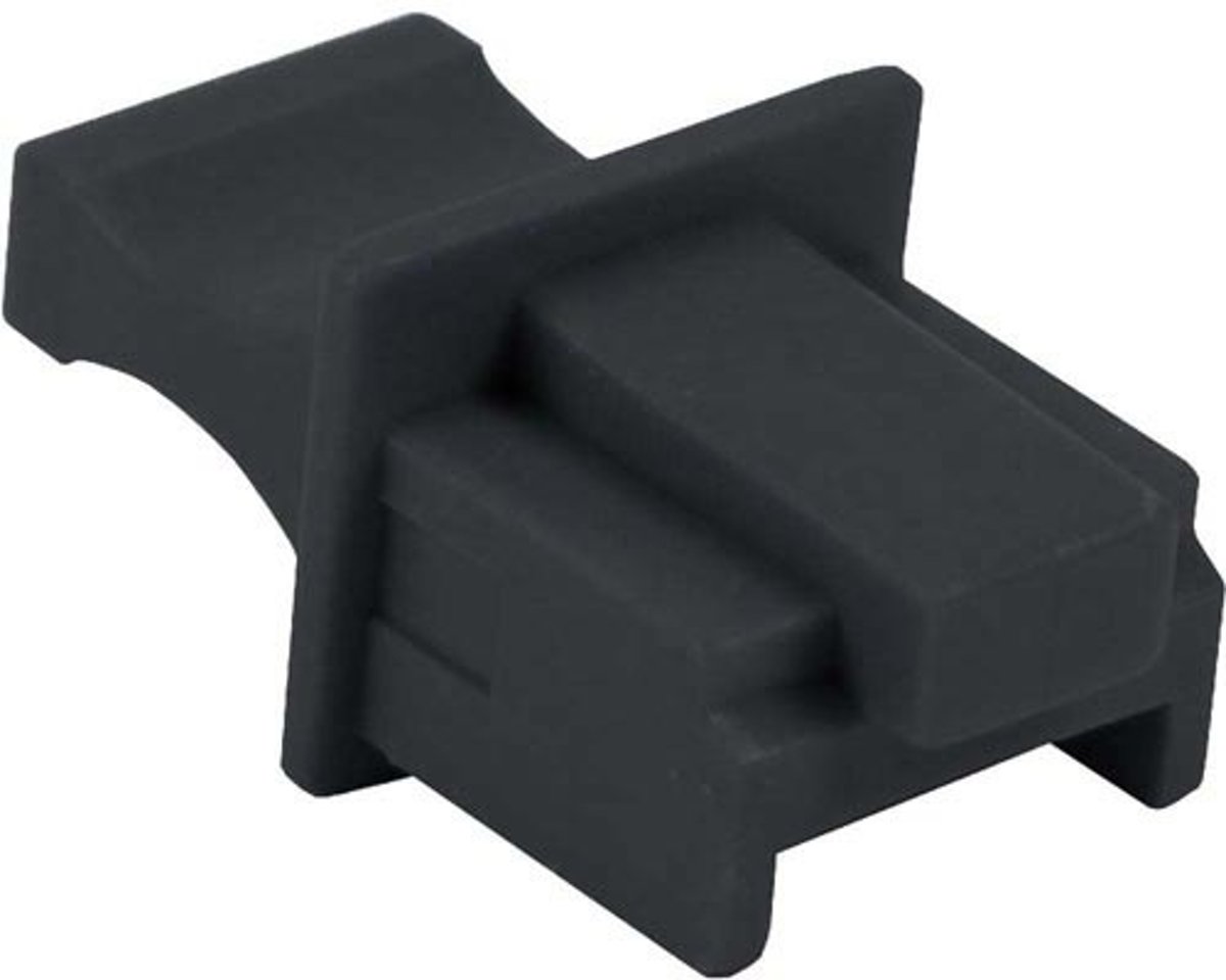 InLine Afsluitcover voor RJ45 poort / 10 stuks - zwart