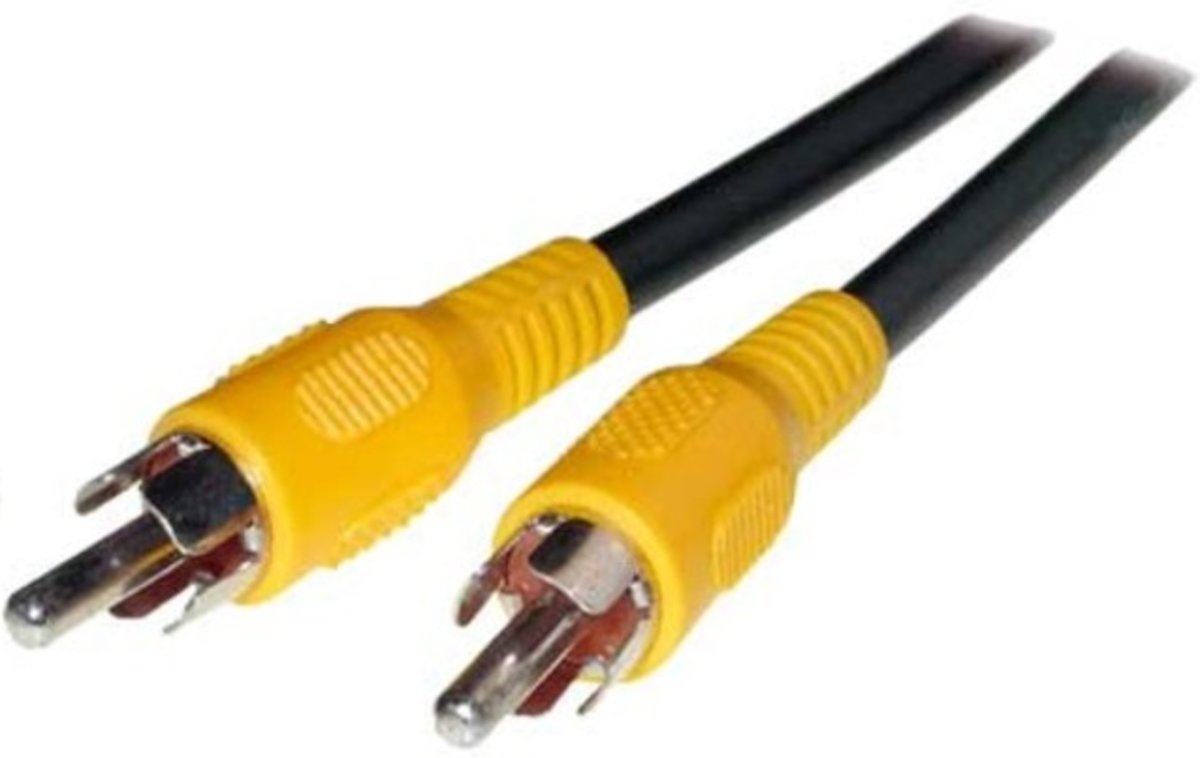 InLine Composiet 1x RCA video kabel - 0,50 meter