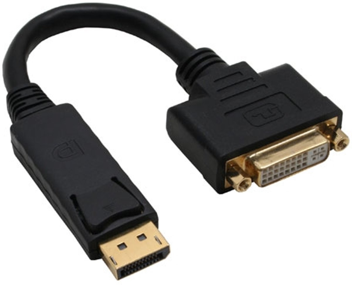 InLine DisplayPort naar DVI adapter met NXP PTN3361B chipset - 0,15 meter