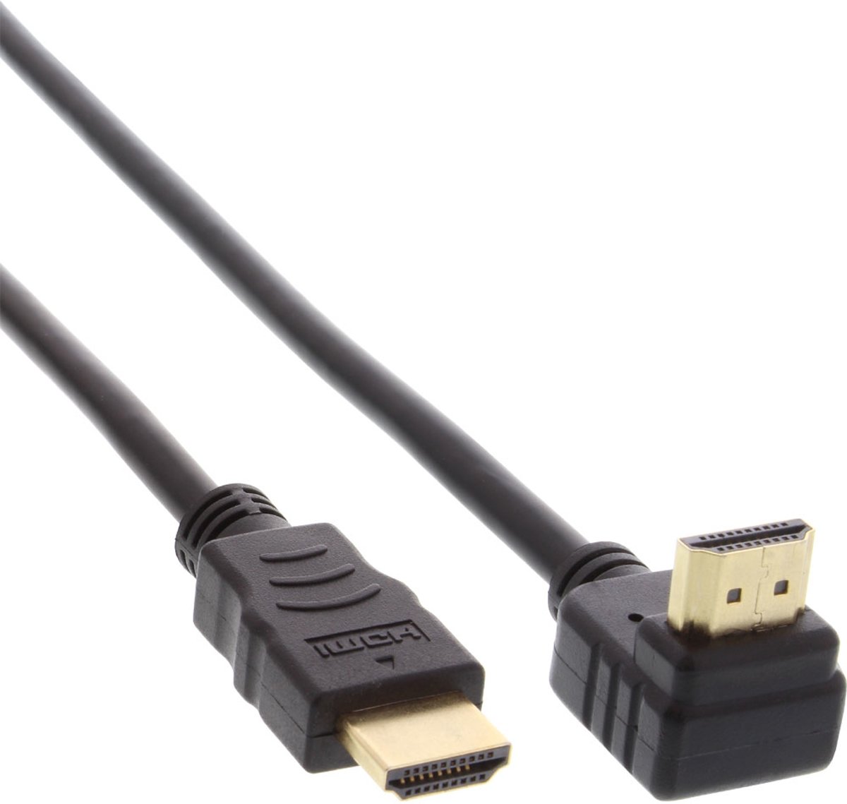 InLine HDMI kabel - 90° haaks naar boven - versie 1.4 (4K 30Hz) - 15 meter