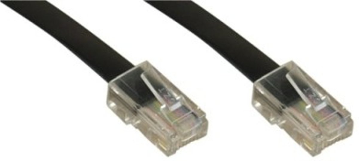 InLine ISDN RJ45 10m 10m Zwart netwerkkabel