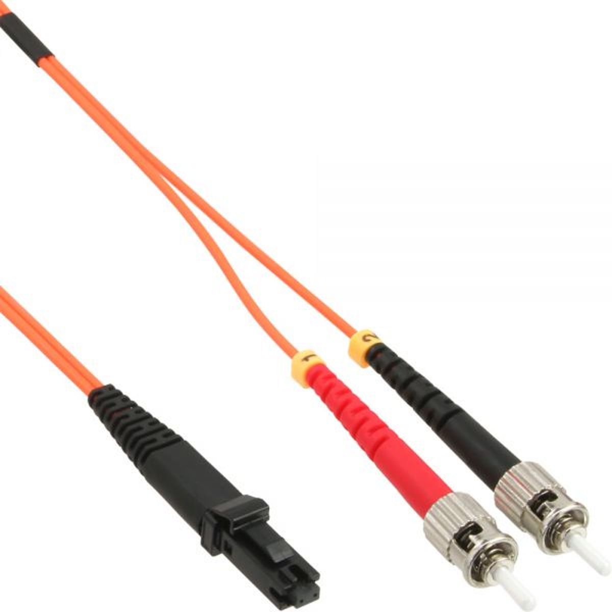 InLine MTRJ - ST Duplex Optical Fiber Patch kabel - Multi Mode OM1 - 2 meter