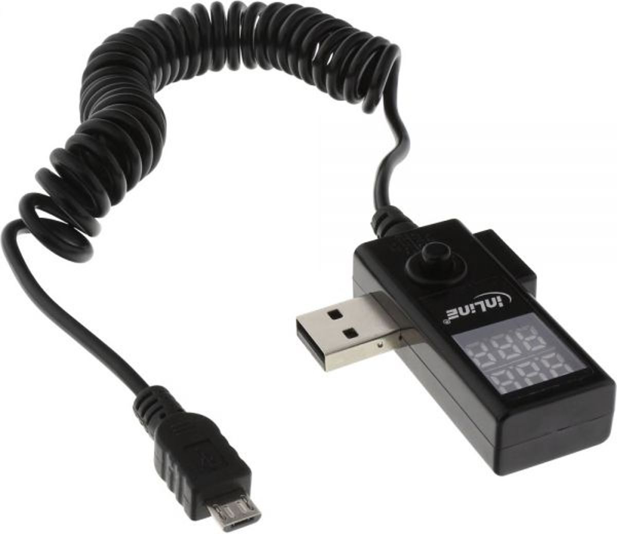 InLine Micro USB - USB Mini Multi-meter kabel - 1 meter