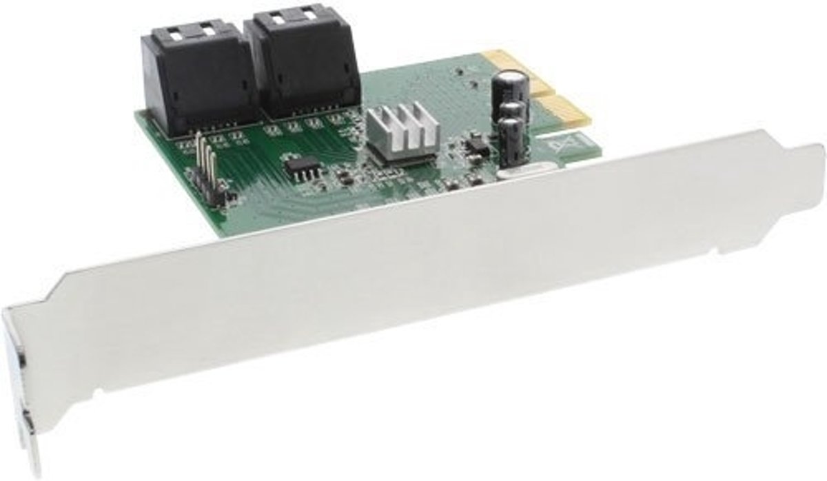 InLine PCIe kaart - 4x SATA600