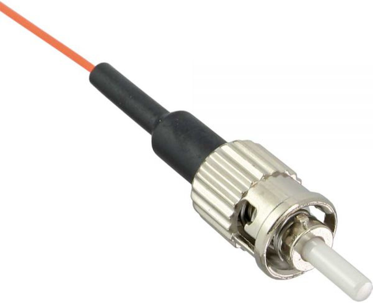 InLine ST Pigtail Simplex Optical Fiber Patch kabel - Multi Mode OM2 - 2 meter