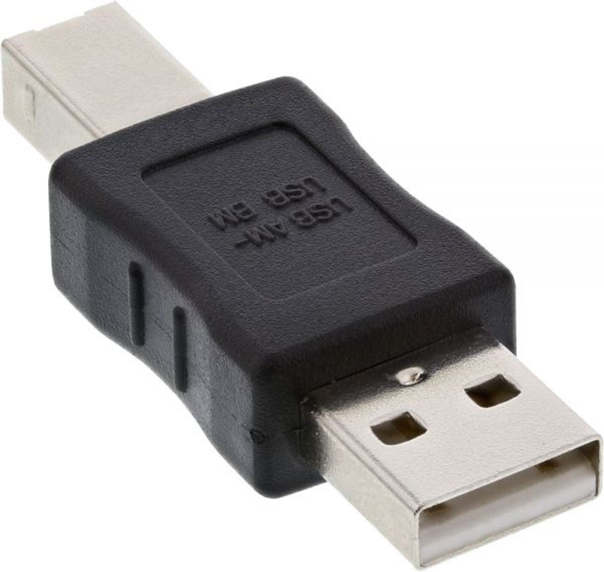 InLine USB-B (m) - USB-A (m) adapter - USB2.0