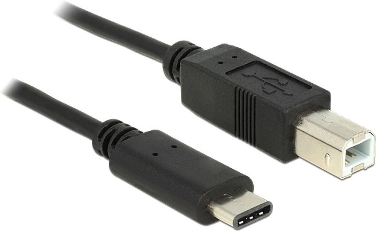 InLine USB-C naar USB-B kabel - USB2.0 - 5 meter