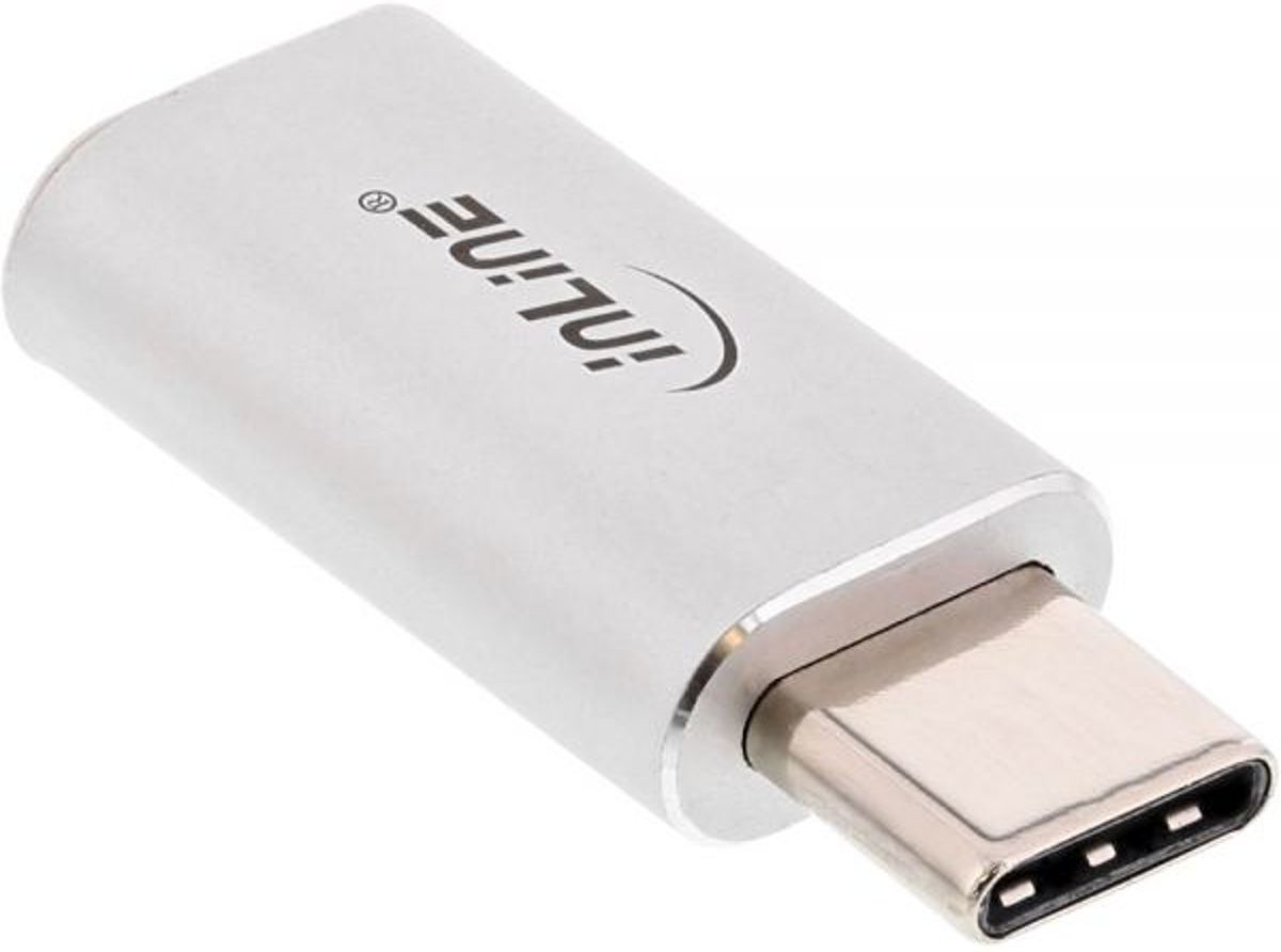 InLine USB-C poortbeschermer - zilver