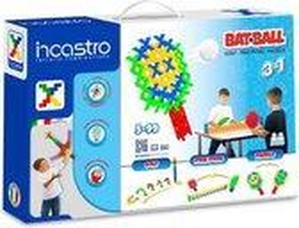 Incastro Infinite Combinations - Incastro Clipser Building Set - Bat-ball Set