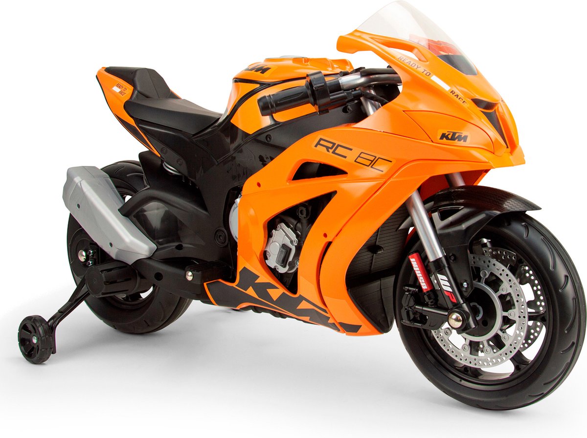 Injusa KTM RC8C motorfiets accuvoertuig 12v Oranje