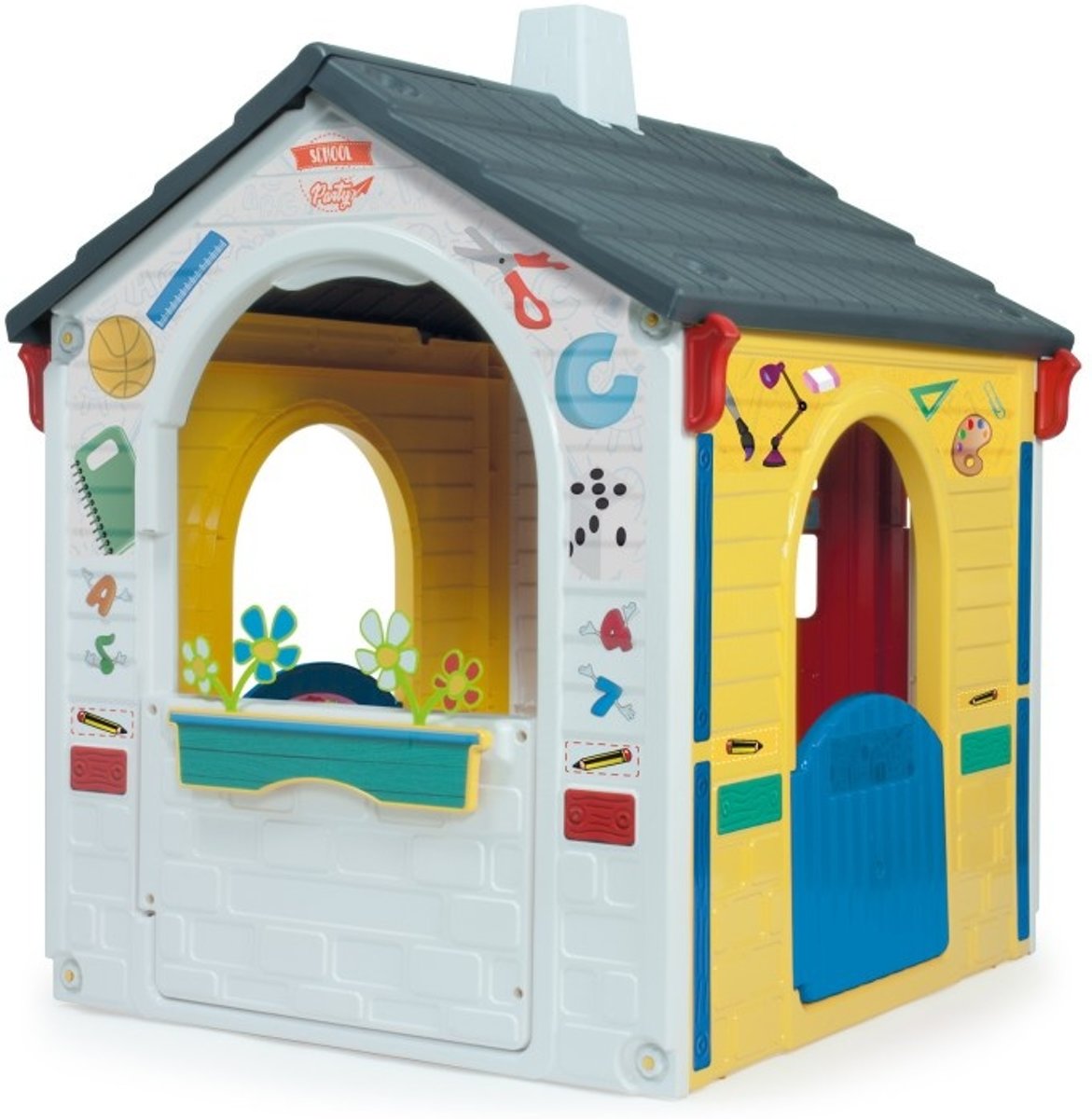 speelhuis Country Playhouse E-Learning 121 cm wit