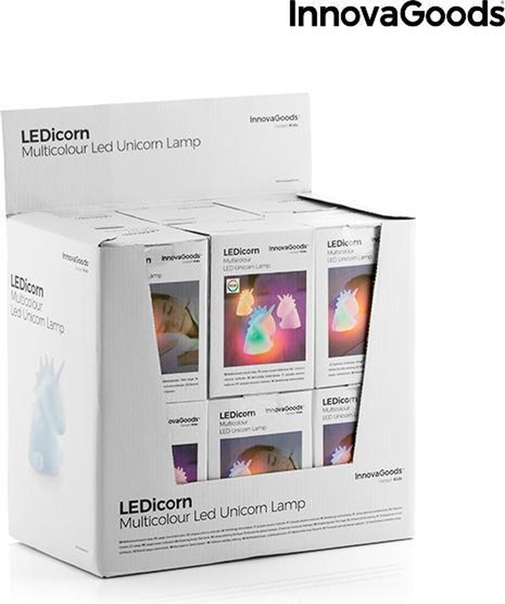 InnovaGoods LEDicorn Veelkleurige Eenhoorn Lamp