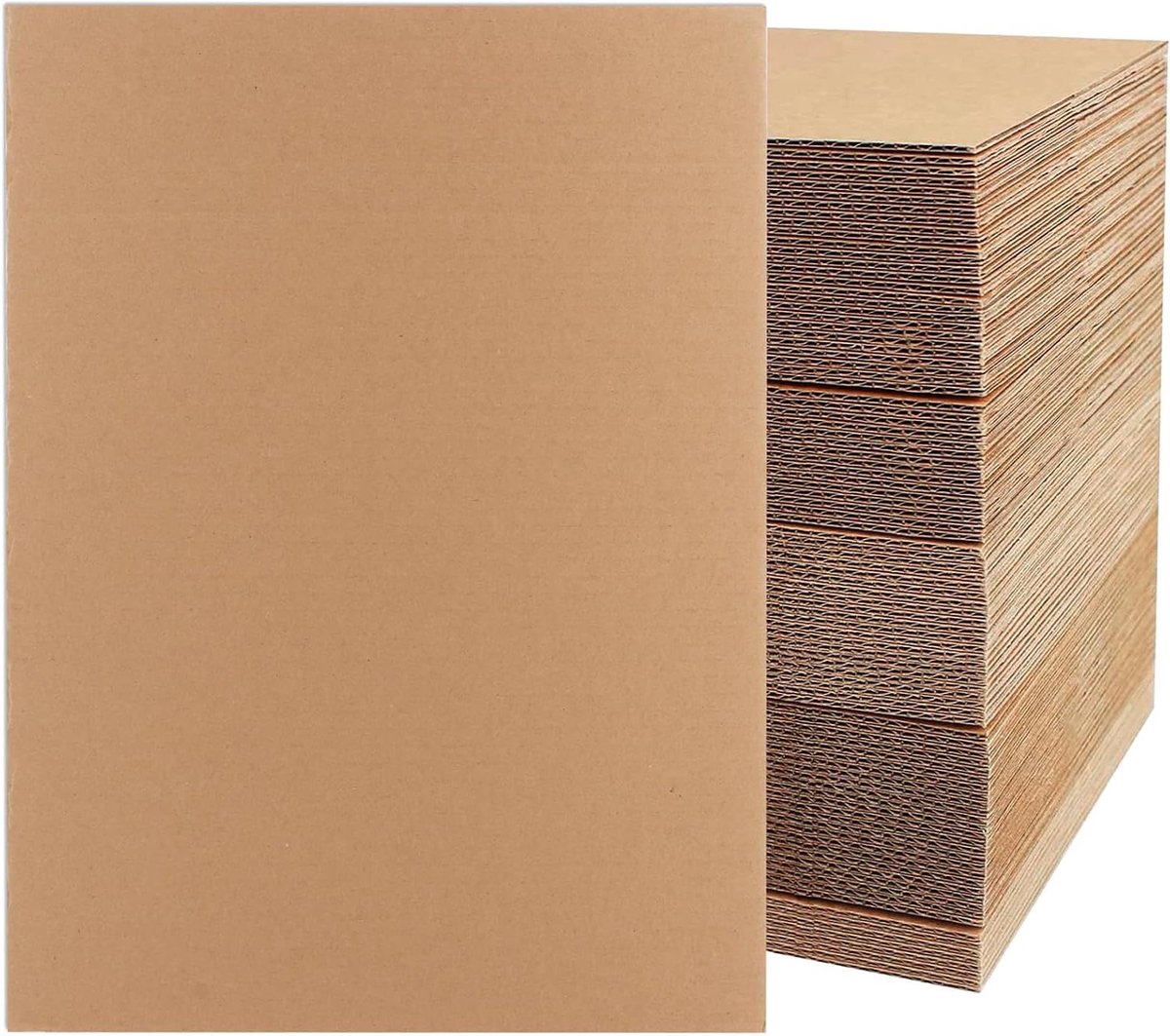 Inovra - 40 stuks A3 Golfkarton 3 mm dik voor Knutselen DIY Knutselwerk 297 x 420 mm