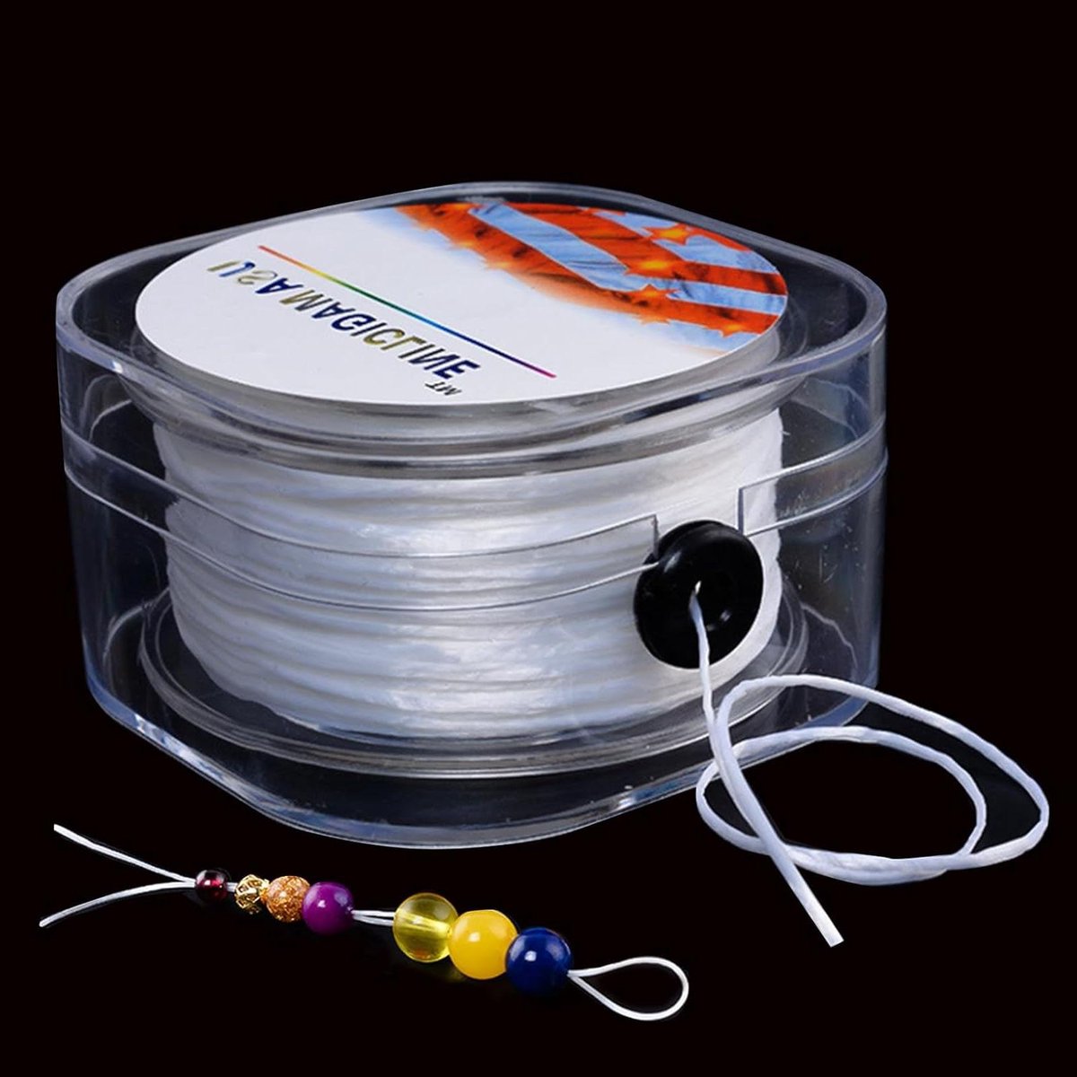   - Transparante Nylon Draad 200M - Elastisch Sierdraad voor Hangende Ornamenten en Naai Hobby (03 mm)