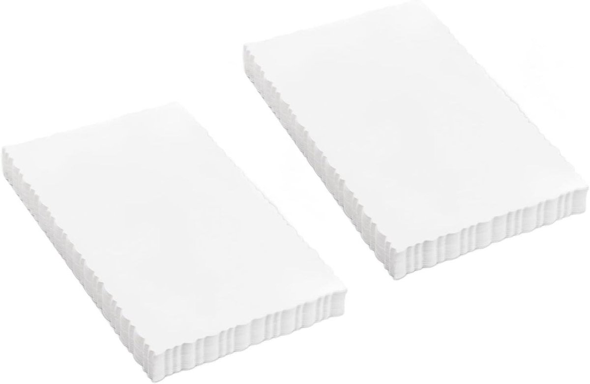 Inovra Plus - White Cardstock Papier 100 Stuks 15x10CM Kantontwerp Postkaart Duurzaam Materiaal Chipboard voor Zelfgemaakte Wenskaarten