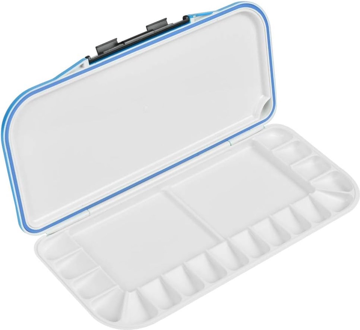   ® Compact Opvouwbaar Verfpalet voor Diverse Verftechnieken, Ideaal voor Reizen en Cadeaus