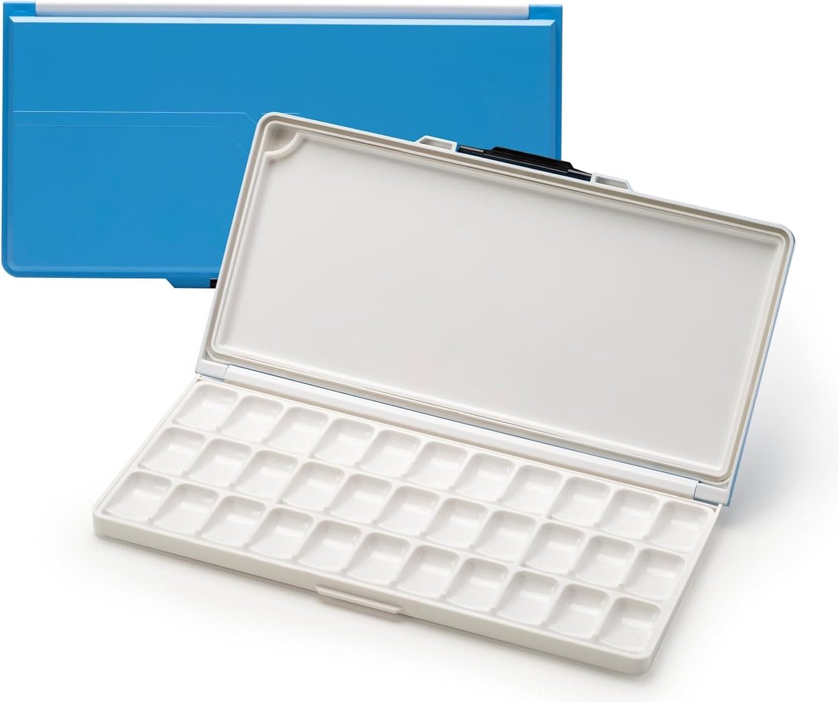   ® Veelzijdig Mengpalet met Deksel en Grote Mengvlakken voor Kunstschilders