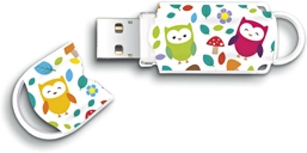 Integral 16GB Owls USB flash drive USB Type-A 2.0 Multi kleuren