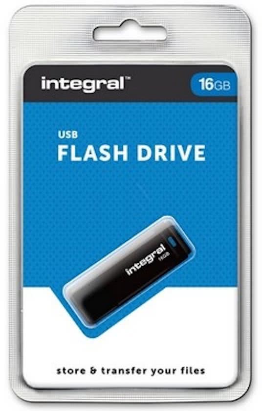 Integral Black - USB-stick - 16 GB