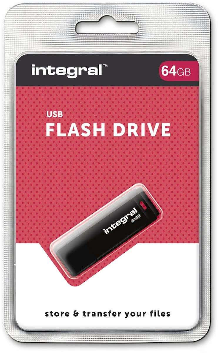 Integral Black - USB-stick - 64 GB