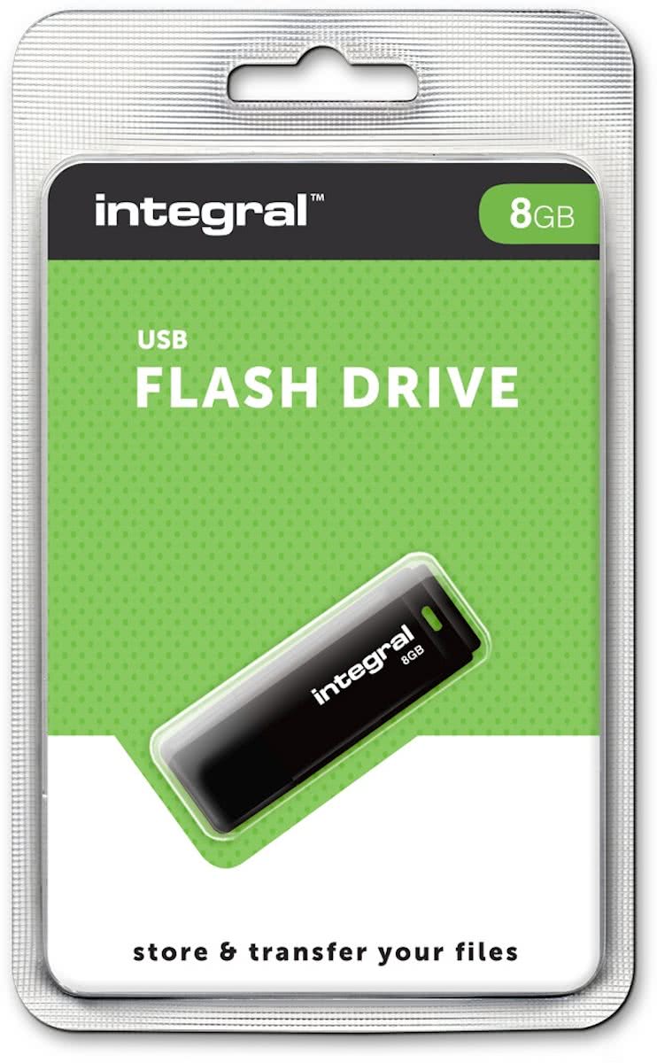 Integral Black - USB-stick - 8 GB