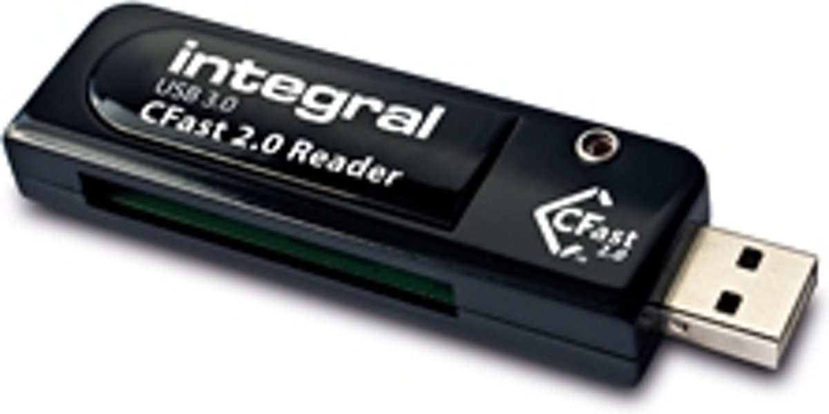 Integral INCRUSB3.0CFAST geheugenkaartlezer Zwart USB 3.0 (3.1 Gen 1) Type-C