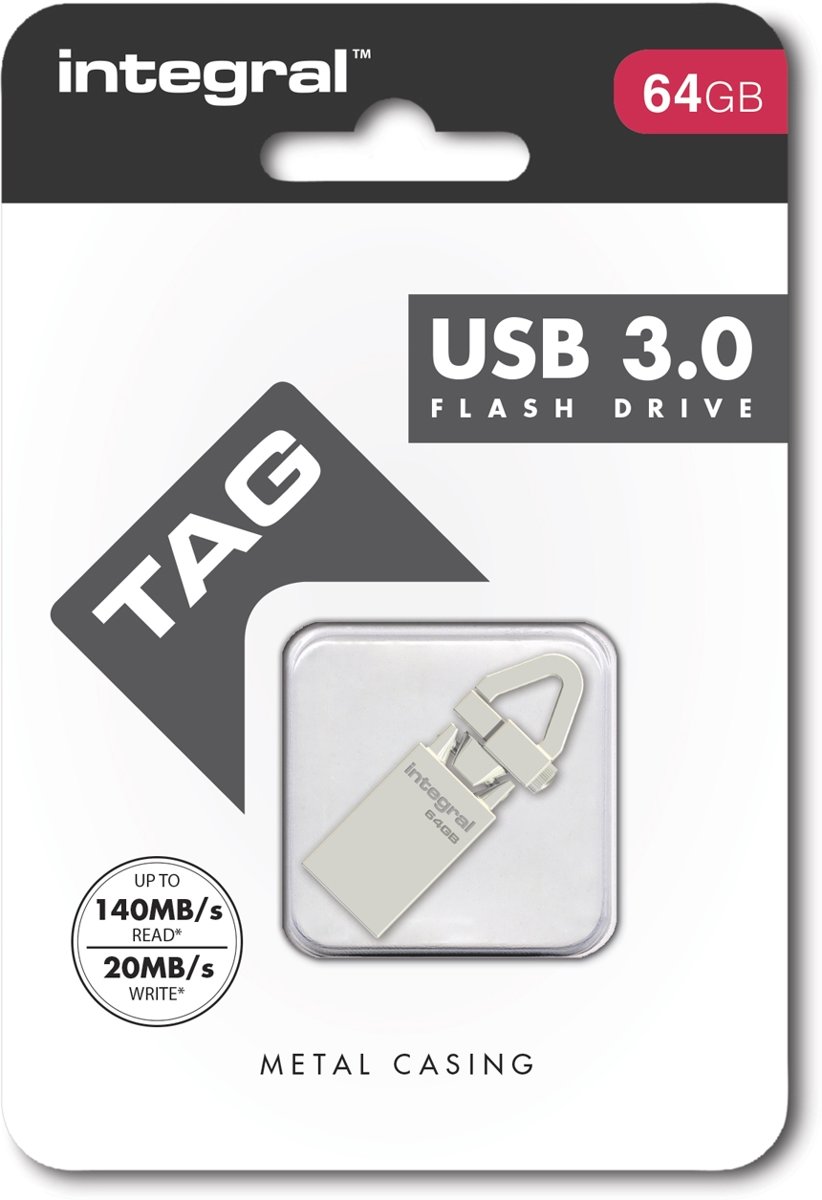 Integral Tag - USB-stick - 64 GB