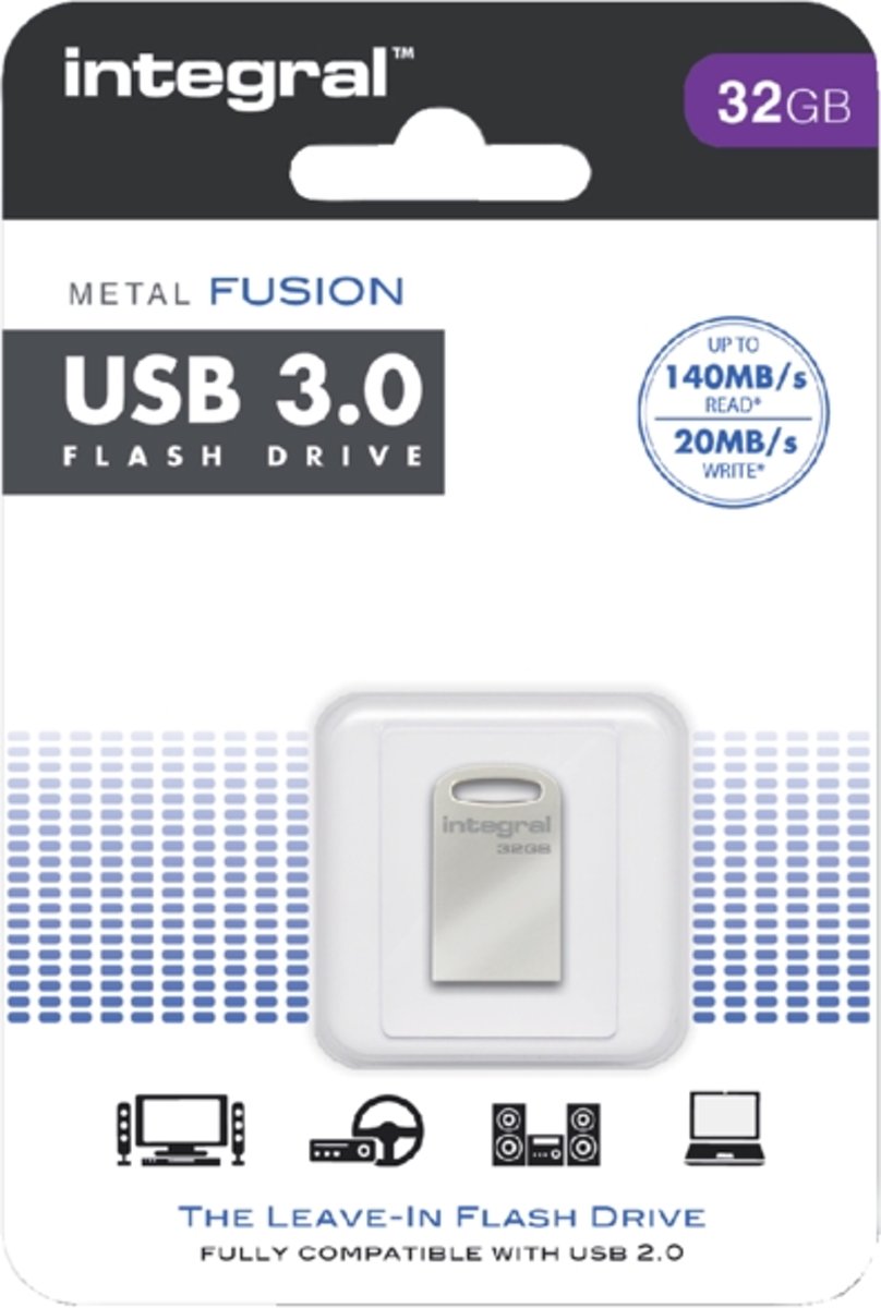 Usb-stick integral fd 32gb metal fusion 3.0